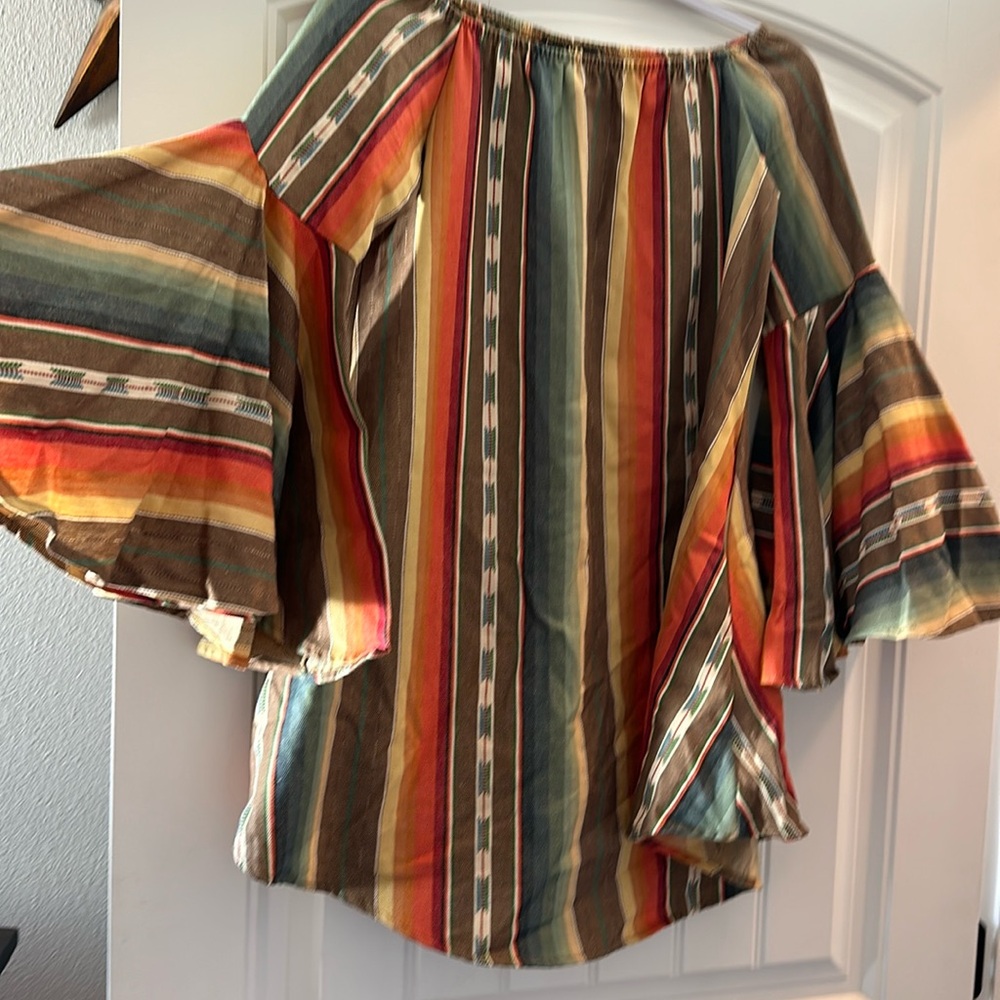Aztec colorful top or mini dress.